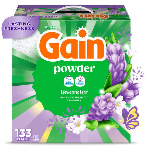 Gain Powder Laundry Detergent, Lavender