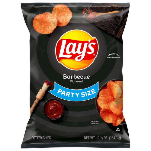 Lay's Barbecue Flavored Potato Chips Party Size