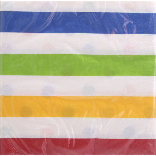 Celebrations Napkins, Dots & Stripes Multicolor, 2 Ply