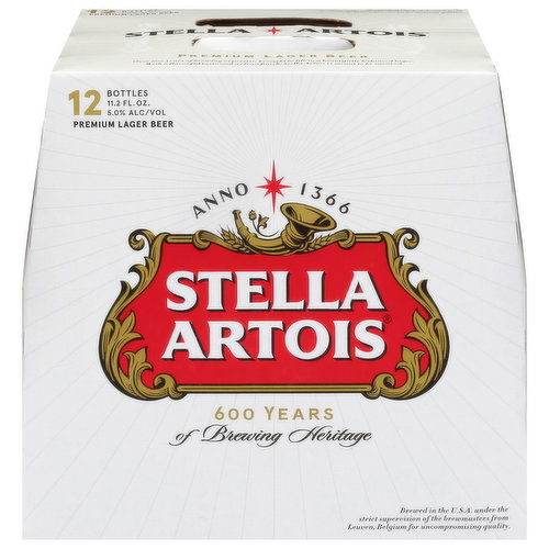 Stella Artois Beer, Lager, Premium