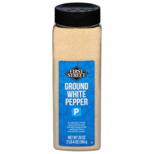 First Street Ground White Pepper