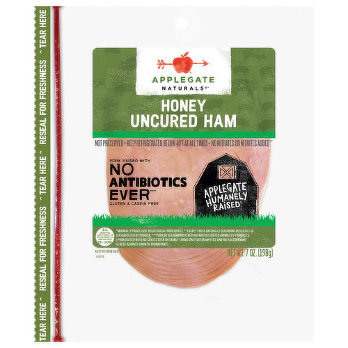 Applegate Naturals Ham, Honey, Uncured