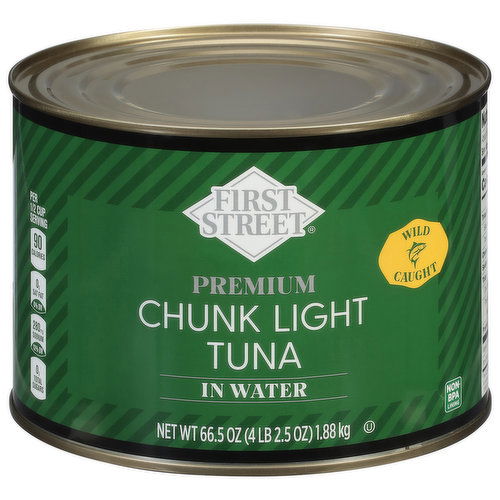 First Street Tuna, in Water, Chunk Light, Premium