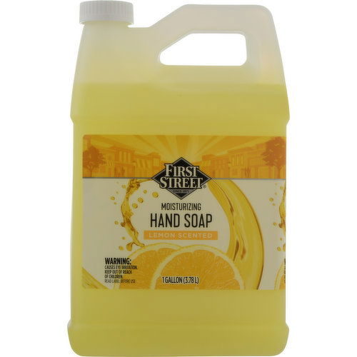 First Street Hand Soap, Moisturizing, Lemon Scented