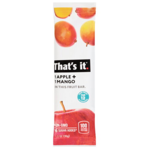 That's It Apple + Mango Fruit Bar Image 1 of 6