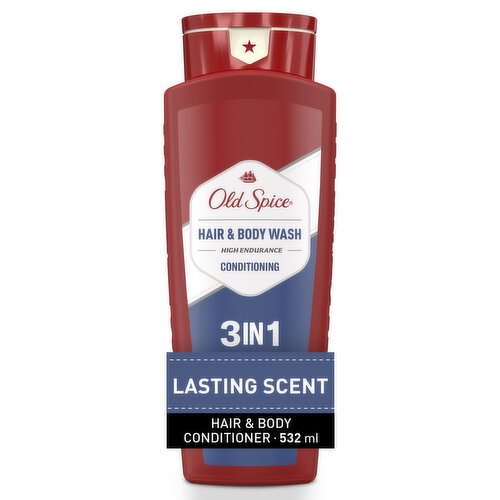 Old Spice High Endurance Hair & Body Wash Conditioner for Men, 18 FL OZ Image 1 of 6