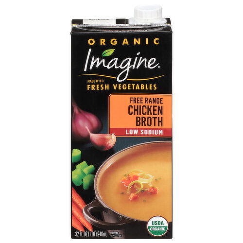 Imagine Low Sodium Organic Free Range Chicken Broth