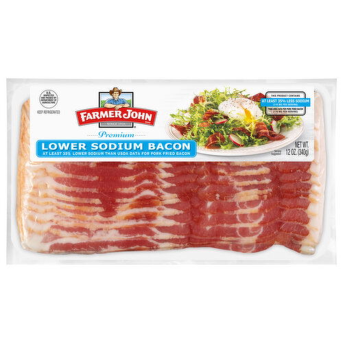 Farmer John Premium Lower Sodium Bacon