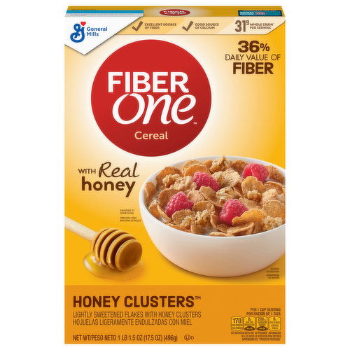 Fiber One Cereal, Honey Clusters