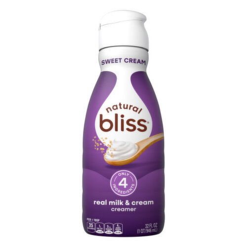 Natural Bliss Creamer, Real Milk & Cream