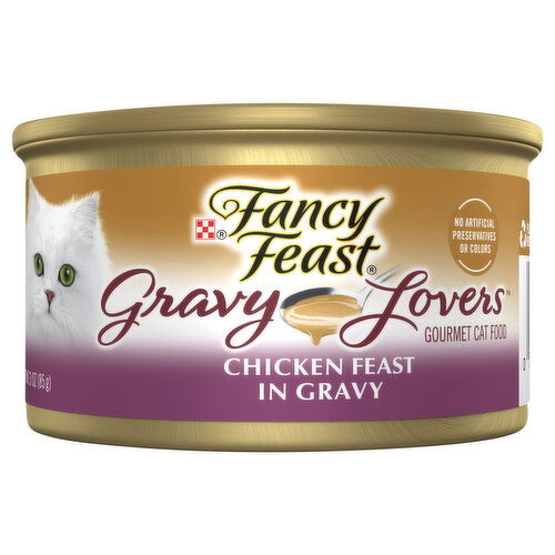 Fancy Feast Gourmet Chicken Feast in Gravy Cat Food