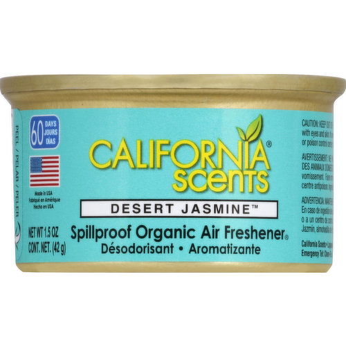 California Scents Air Freshener, Spillproof Organic, Monterey Vanilla