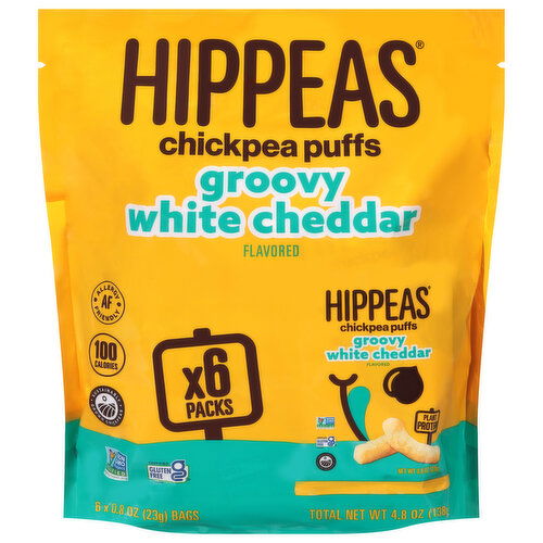Hippeas Groovy White Cheddar Chickpea Puffs