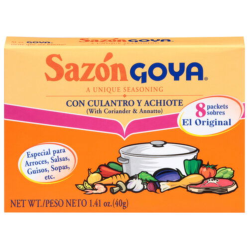 Sazon Goya Seasoning, Coriander & Annatto