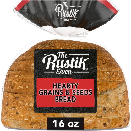 The Rustik Oven Hearty Grains & Seeds Whole Grain Bread, 16 oz