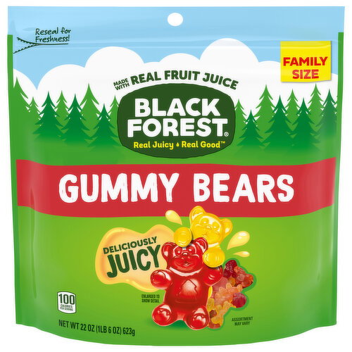 Black Forest Gummy Bears Family Size
