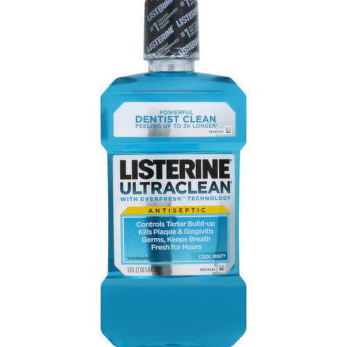 Listerine Mouthwash, Antiseptic, Cool Mint