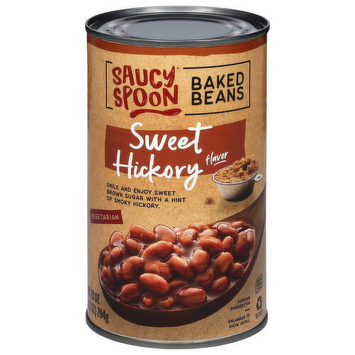 Saucy Spoon Vegetarian Sweet Hickory Flavor Baked Beans