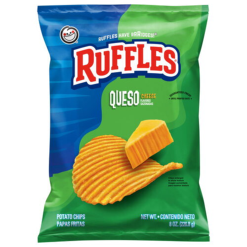 Ruffles Queso Cheese Potato Chips Image 1 of 3