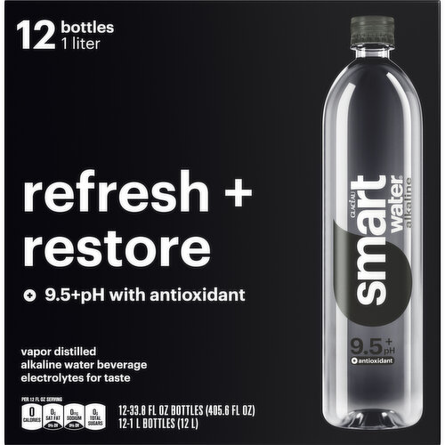 smartwater Alkaline With Antioxidant Water Bottles