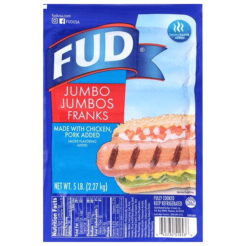 FUD Jumbo Jumbos Franks