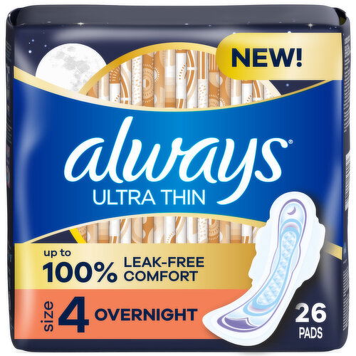 Always Ultra Thin Pads, Size 4