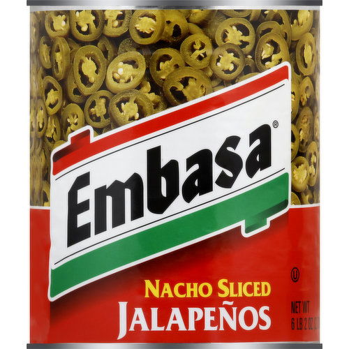 Embasa Jalapenos, Nacho Sliced