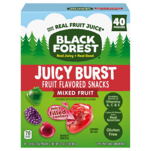 Black Forest Juicy Burst Mixed Fruit Fruit Flavored Snacks