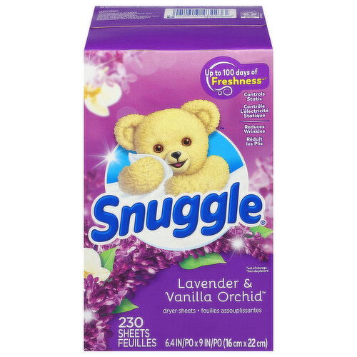 Snuggle Dryer Sheets Lavender Vanilla Orchid