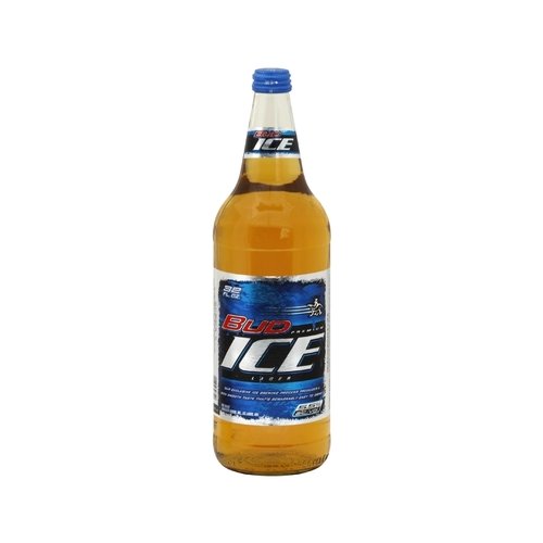 Bud Ice Lager Single Bottle 32 oz