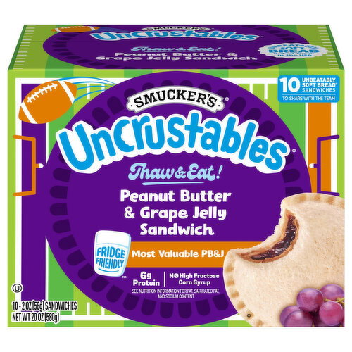 Smucker's Peanut Butter & Grape Jelly Sandwich Image 1 of 6