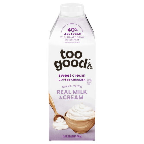Too Good & Co. Sweet Cream Coffee Creamer Image 1 of 11