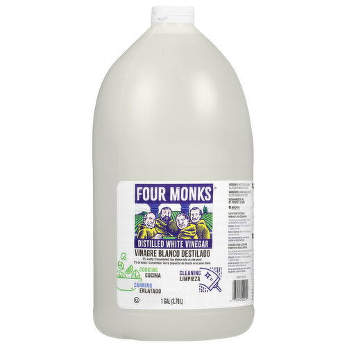 Four Monks Vinegar, White, Distilled