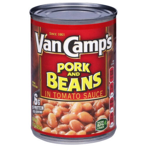 Van Camp's Pork & Beans, in Tomato Sauce