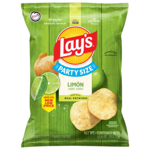 Lay's Limon Flavored Potato Chips Party Size