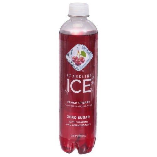 Sparkling Ice Sparkling Water, Zero Sugar, Black Cherry Flavored