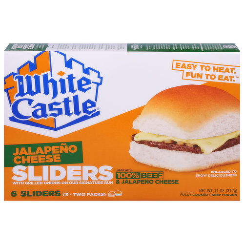 White Castle Sliders, Jalapeno Cheese