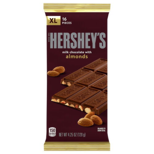 Hershey's chocolate bar almonds, XL