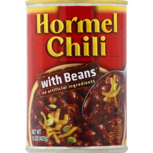 Hormel Chili, with Beans