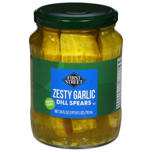 First Street Zesty Garlic Dill Spears
