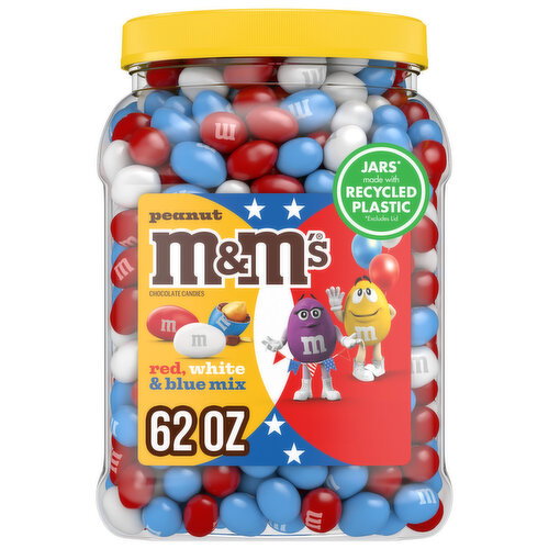 M&M'S Enjoy the classic taste of M&M'S Peanut Candy, coated in red, white and blue shells to celebrate Memorial, 4th of July and Labor Day. This patriotic candy is a must-have for all your summer celebrations.