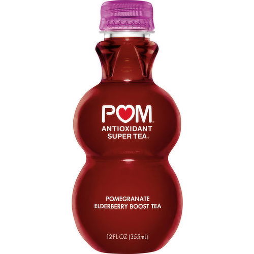 POM Super Tea, Antioxidant, Pomegranate Elderberry Boost