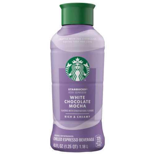 Starbucks Espresso Beverage, Chilled, White Chocolate Mocha