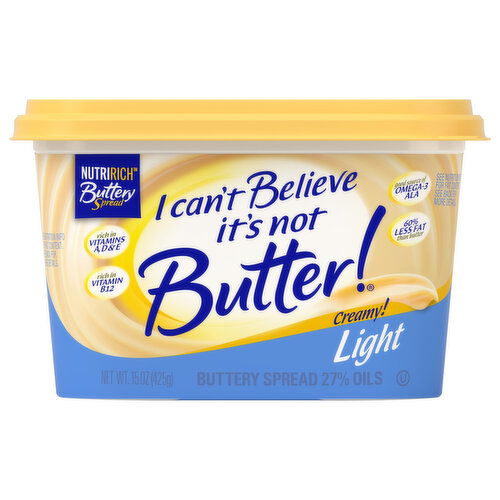 I Can't Believe It's Not Butter! Creamy Light Buttery Spread