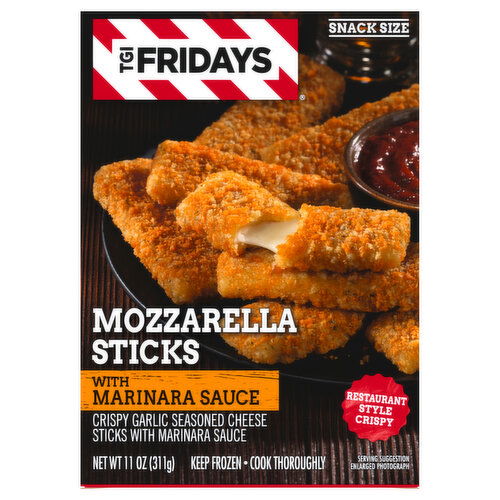 TGI Fridays Mozzarella Sticks, Snack Size