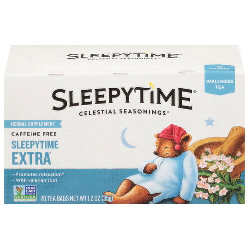 Celestial Seasonings Caffeine Free Tea Bags Wellness Tea