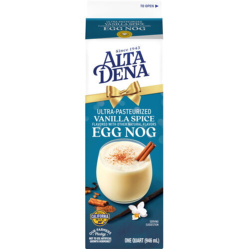 Alta Dena Vanilla Spice Eggnog Image 1 of 11