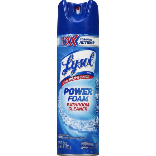 Lysol Bathroom Cleaner, Power Foam