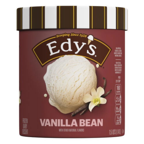 Edy's Frozen Dairy Dessert, Vanilla Bean