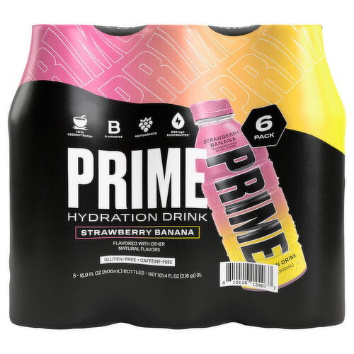 Prime Hydration Drink, Strawberry Banana